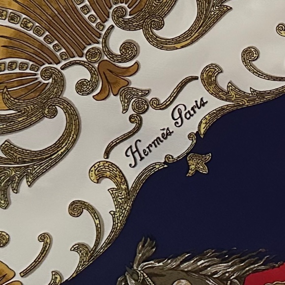 HERMES SILK SCARF - Picture 7 of 8